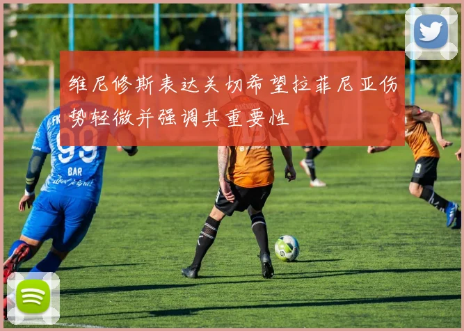 维尼修斯表达关切希望拉菲尼亚伤势轻微并强调其重要性